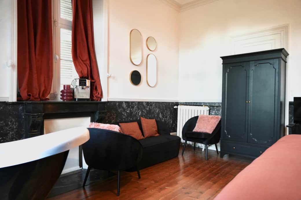 Chambre - Tanière de Terra - Domaine des Monts de la Baie