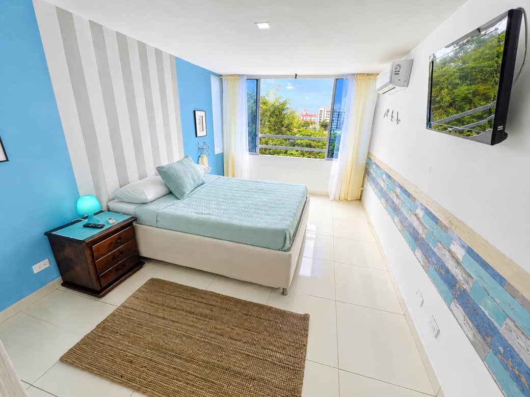 Habitación # 1 con cama doble y cama nido doble