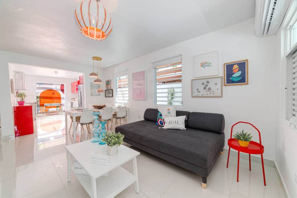 Enjoy a spacious living room with an open concept.