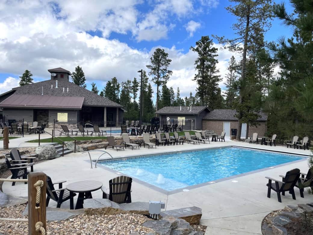 Shared pool open Memorial Day through Labor Day
