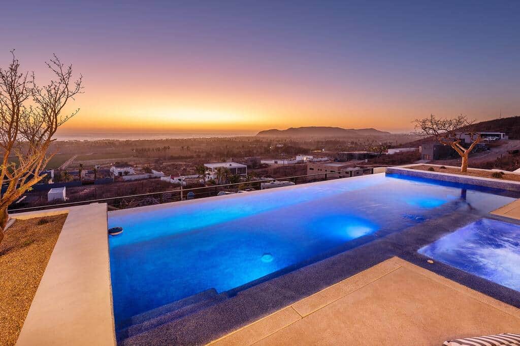 Sunset at the Pool, Ocean Views Sunset at the Pool, Ocean Views