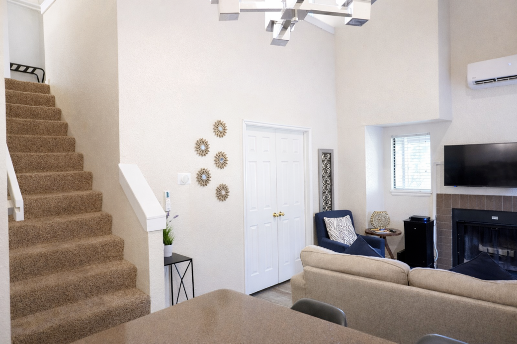 Stylish loft apartment in an unbeatable city location, perfect for work or play.