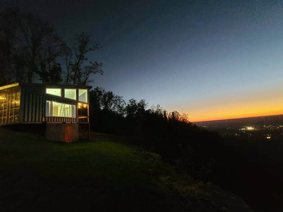 The Hangar offers a front-row seat to unforgettable mountain sunsets.