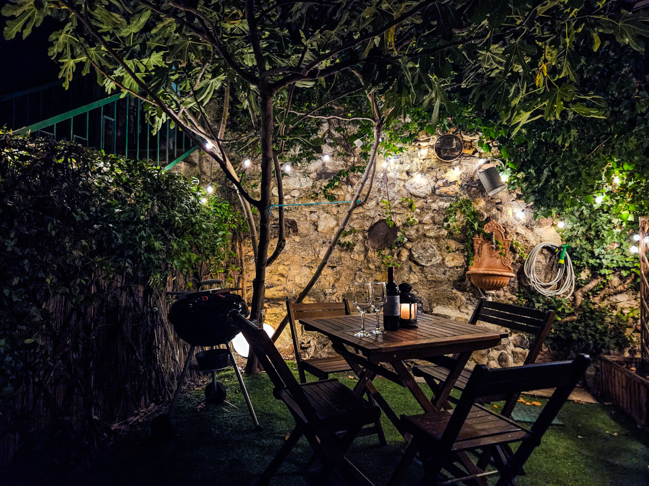 Il giardino con aperitivo