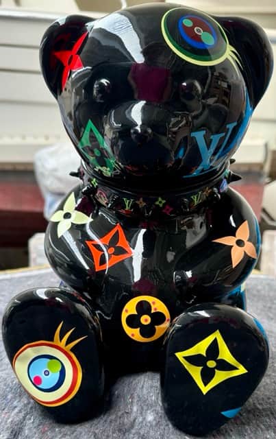 Naor — Christian Dior monogram bear sculpture