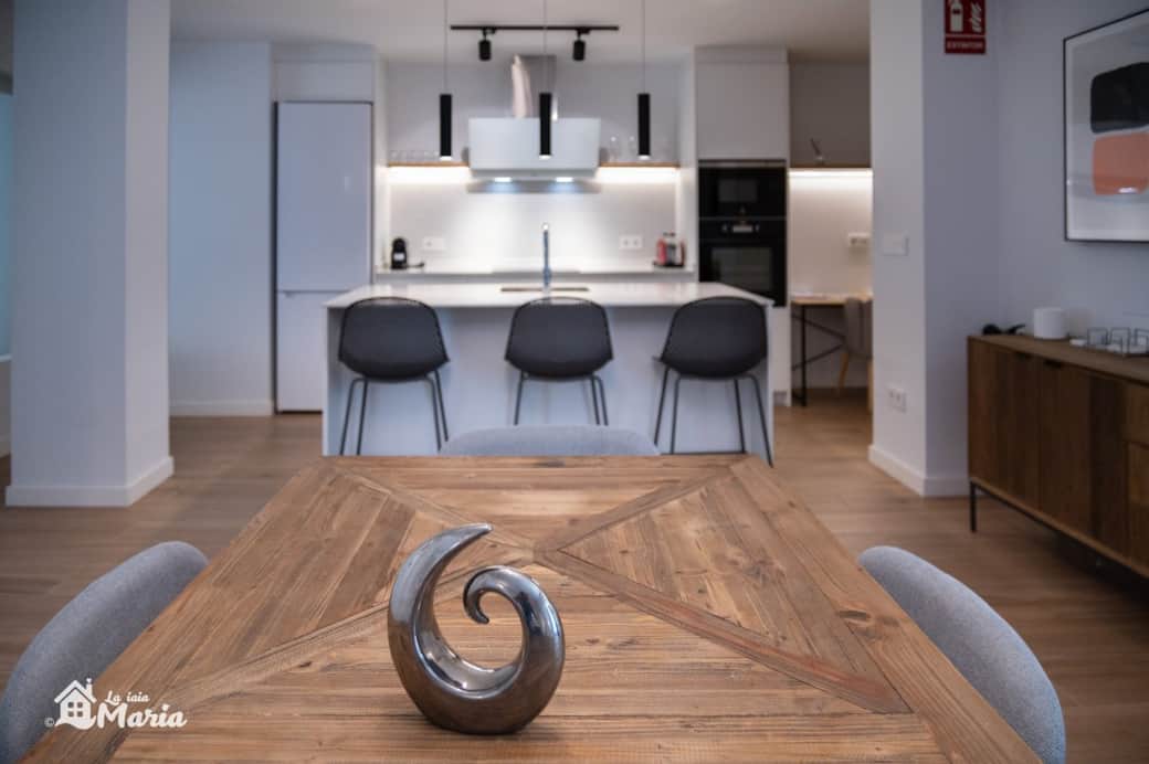 Cocina desenfocada