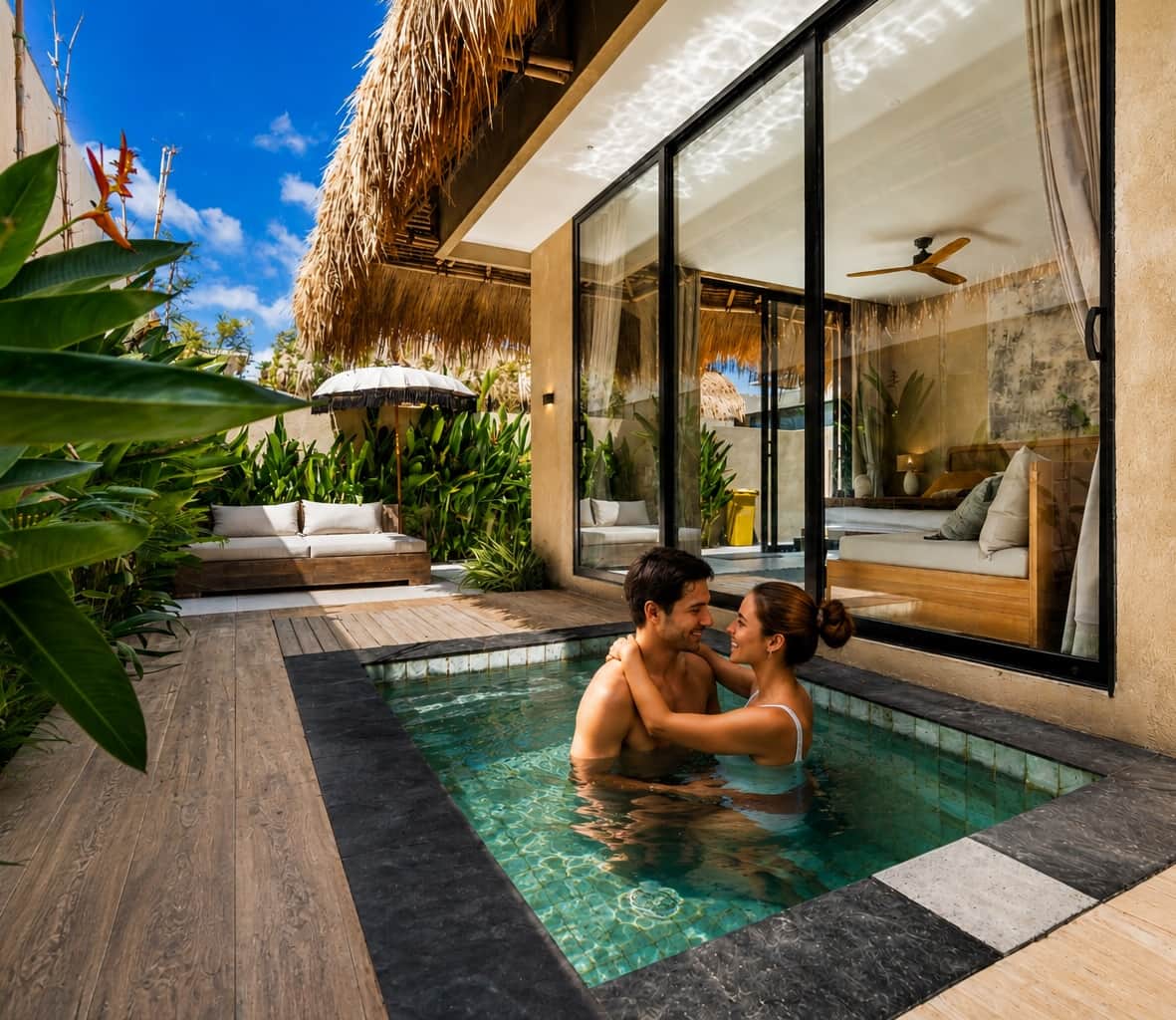 Thula Lembongan Villas - Romantic Couple - Splash Pool - Book Now