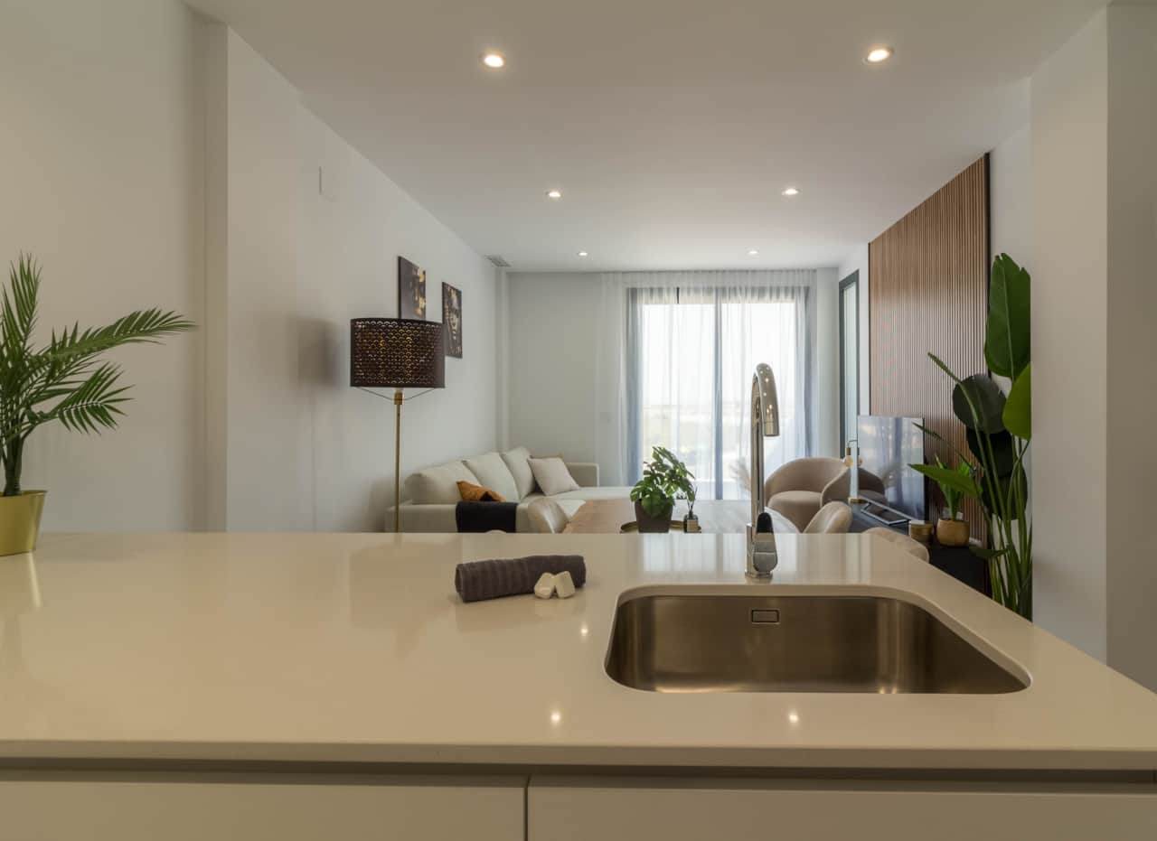 Kitchen and Livingroom