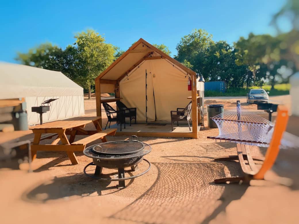 Cabins include grills and firepits Cabins include grills and firepits
