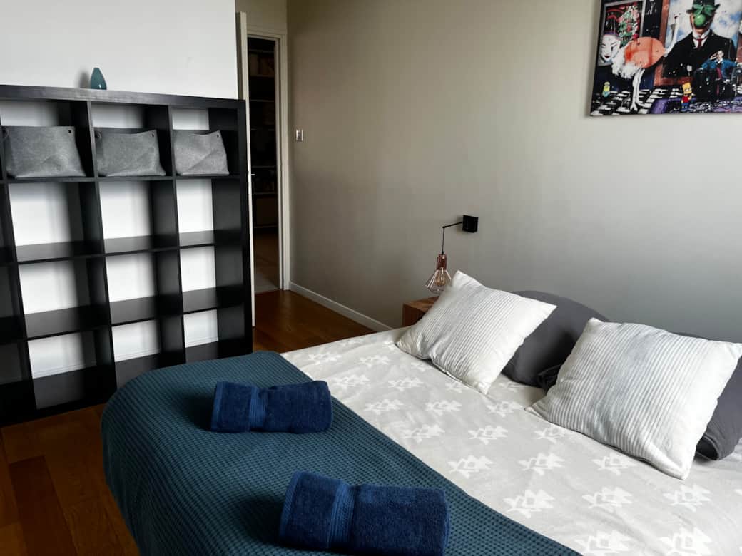 Chambre avec lit double