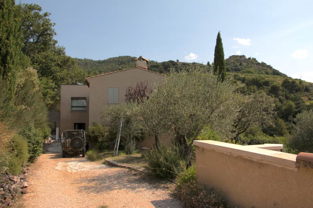 Chemin d'accès à la villa