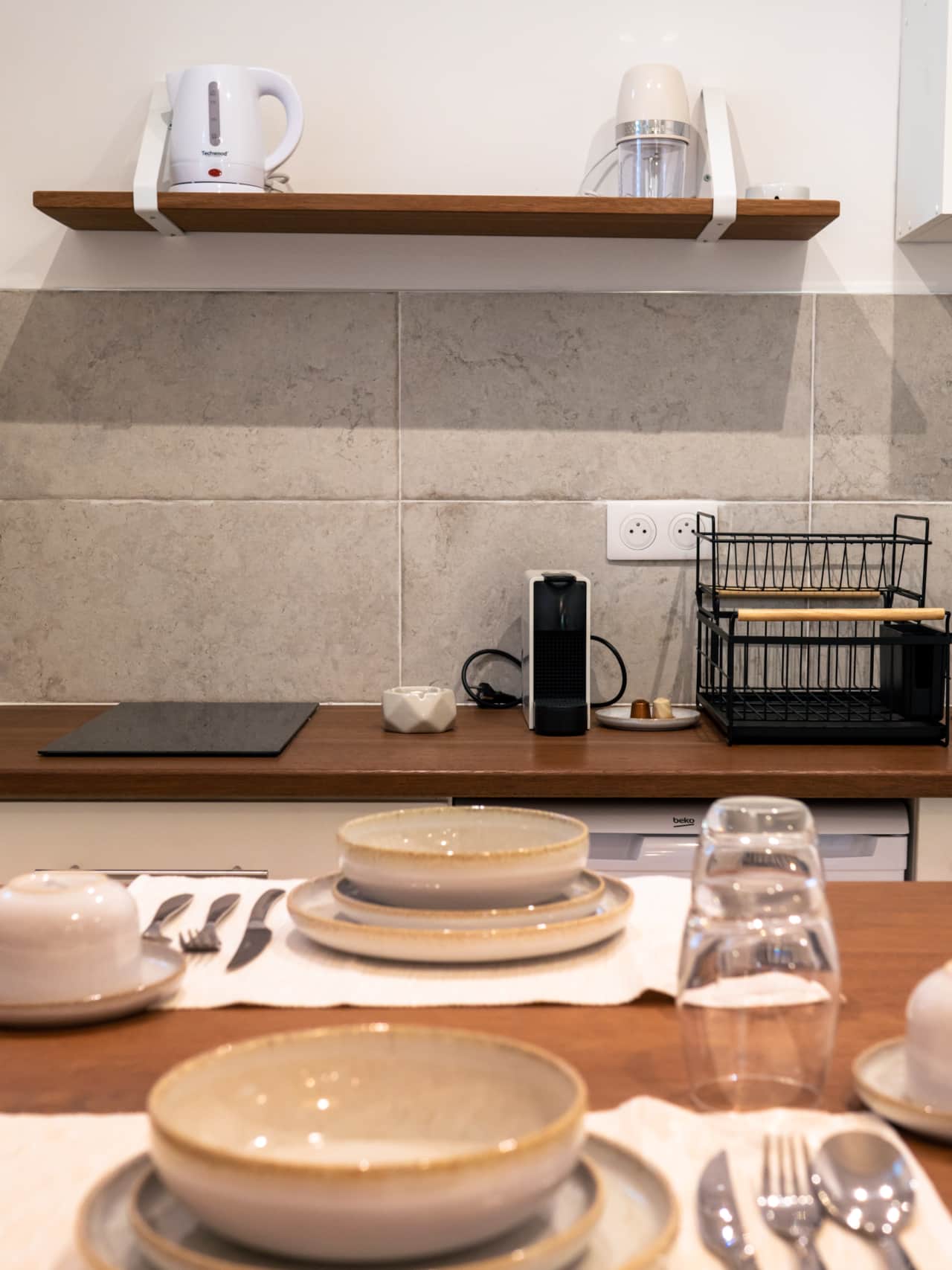 Cuisine_Appartement Ile Intense_Escale Bleue_Résidence de tourisme Saint Leu 974