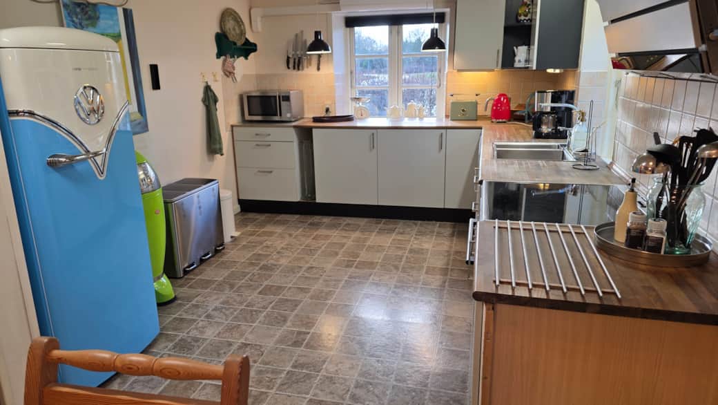 Full Kitchen with VW Bus Fridge