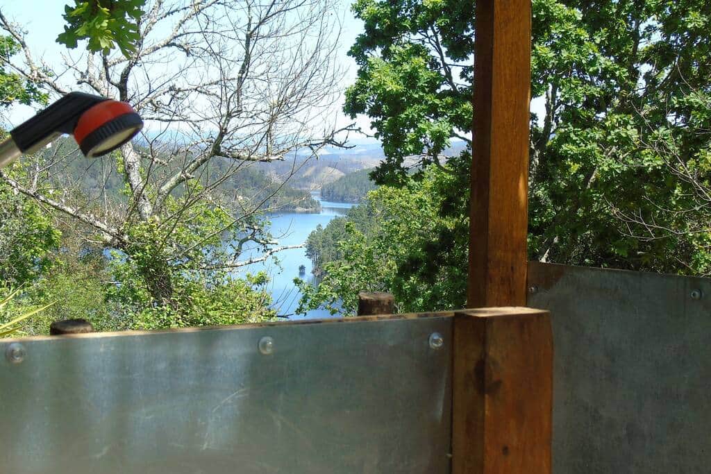 Eco Shower Glamping Portugal Urlaub in Dragonfly Valley