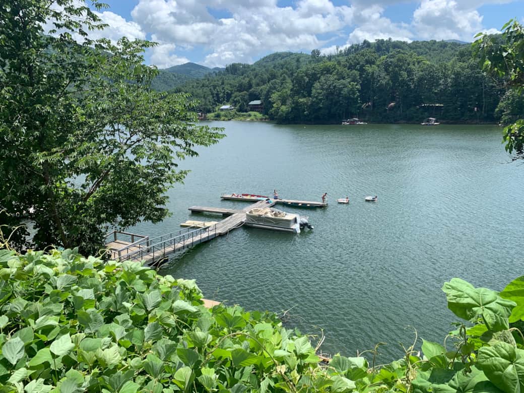 Community Dock on Lake Watauga