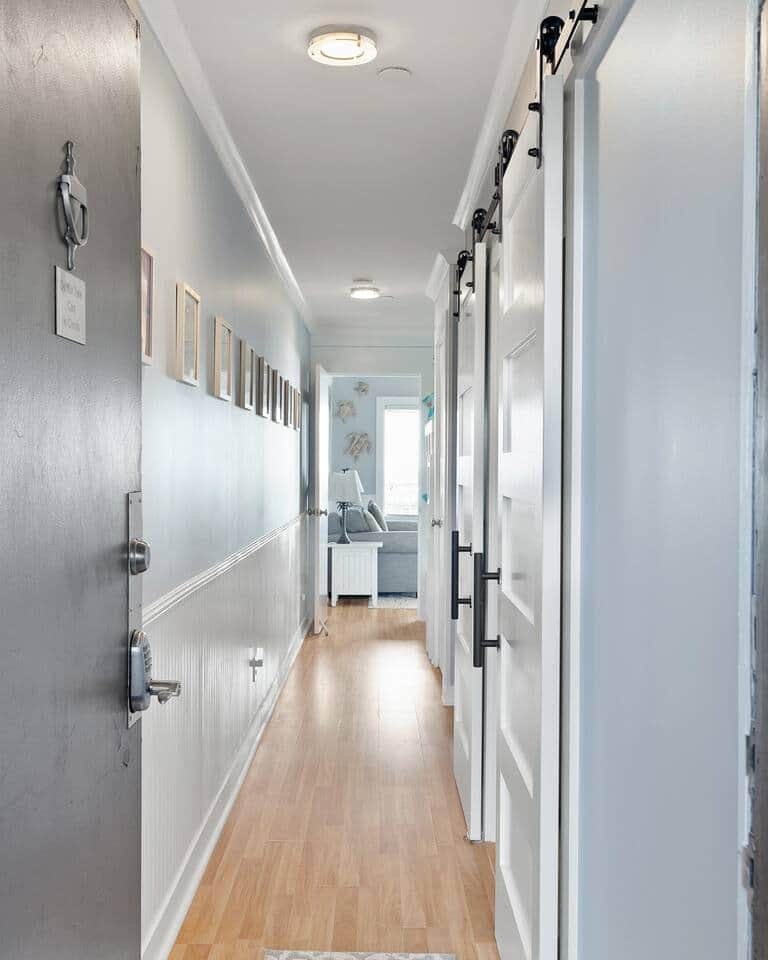 Hallway to living room