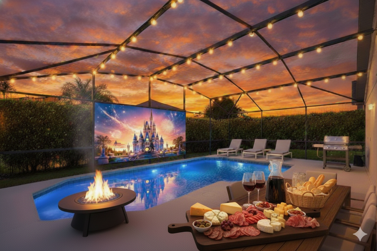 Your pool at night