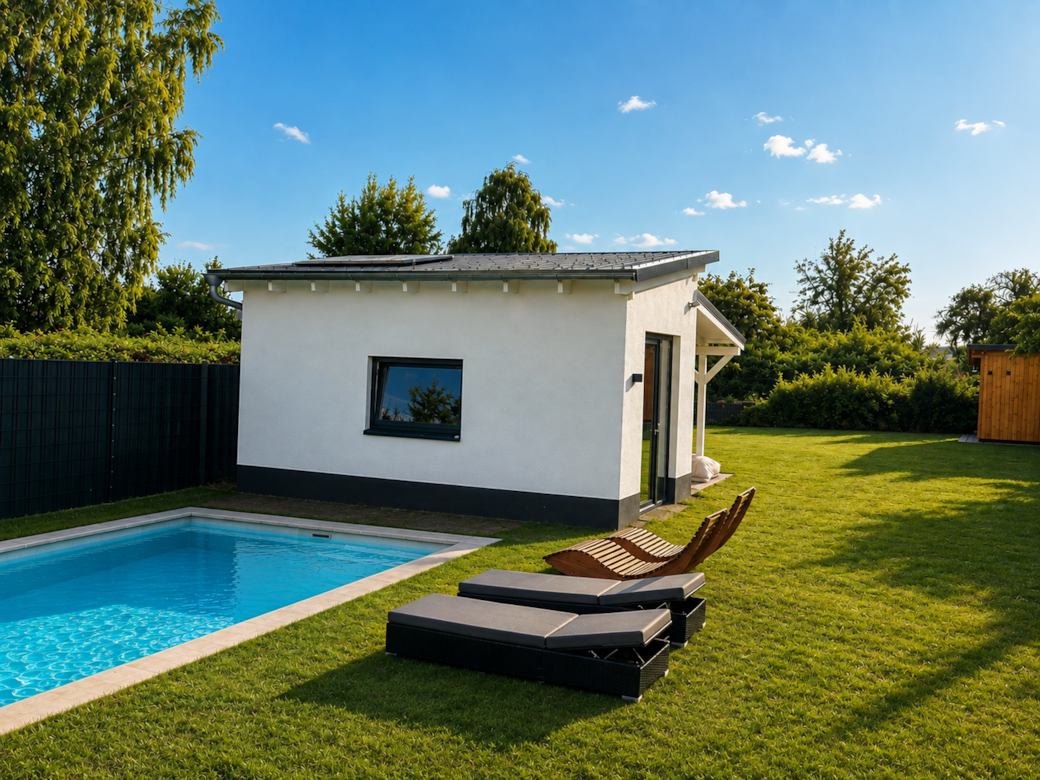 Pool und Garten