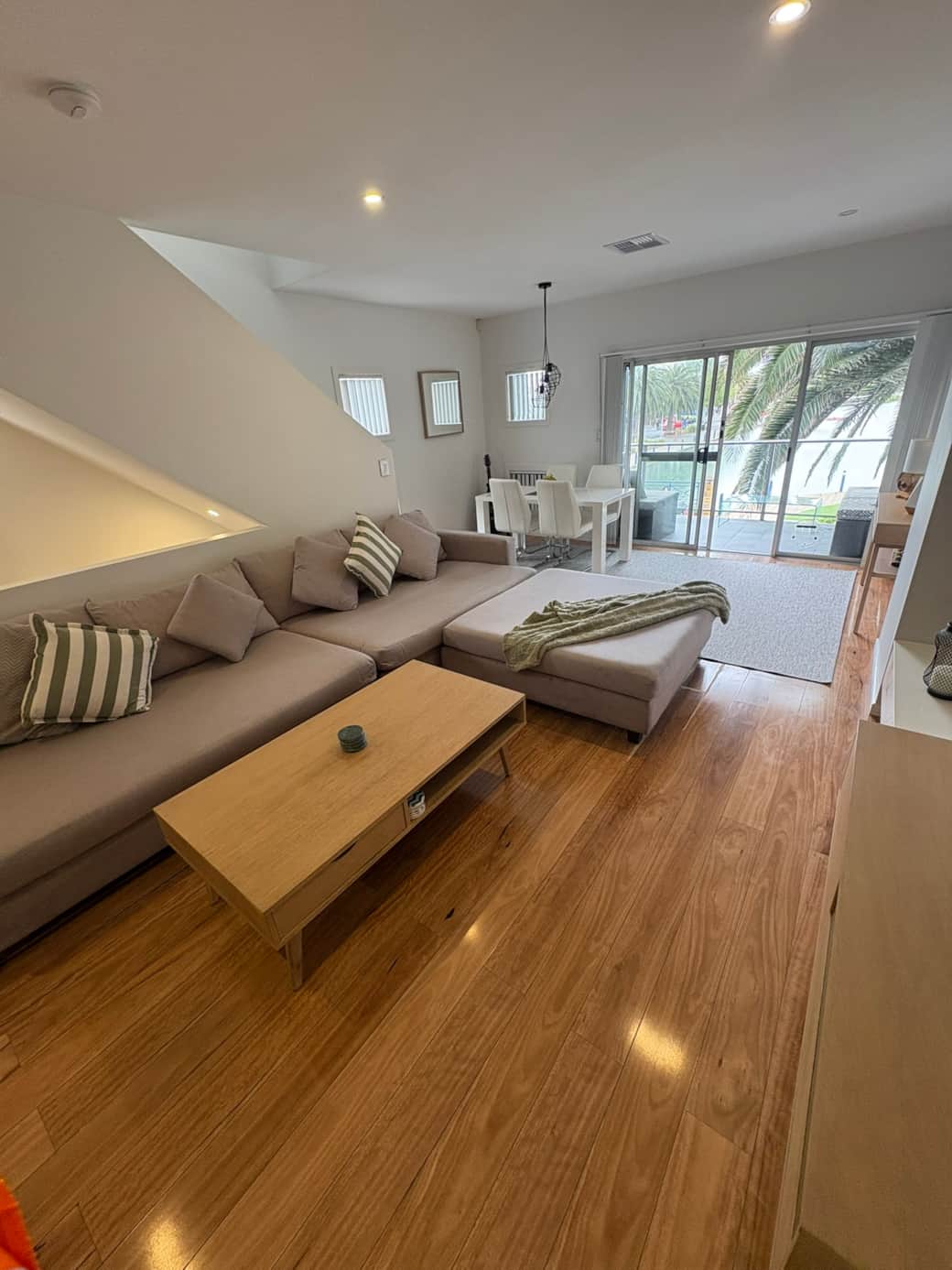 Plenty of sofas and blankets to snuggle up in and enjoy the view.