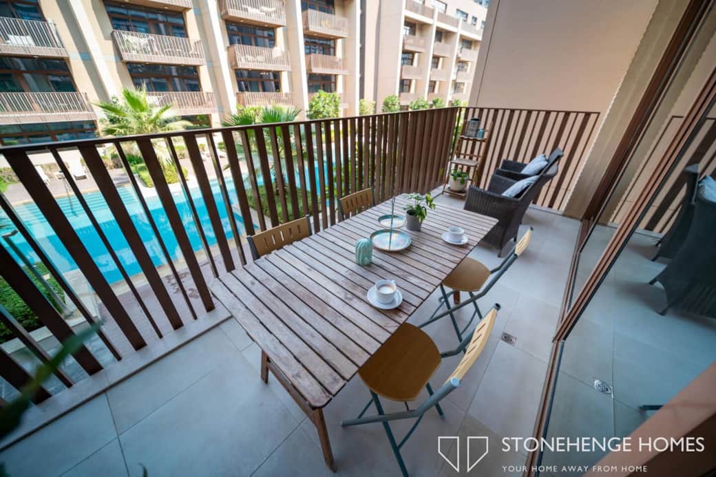 Balcony Belgravia JVC Balcony Belgravia JVC