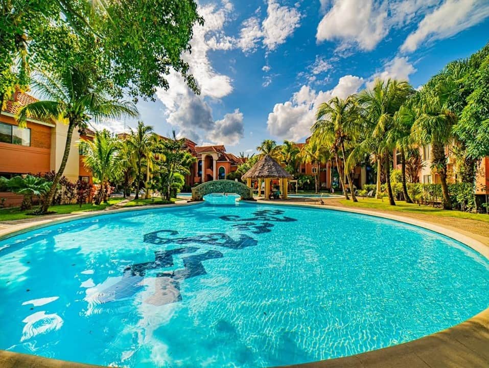 Vista a la piscina