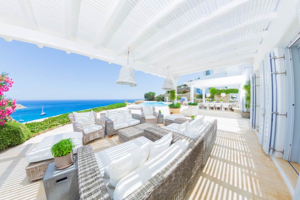 Open air living room