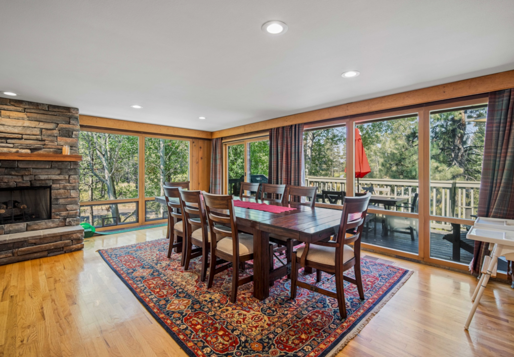 Large dining room table