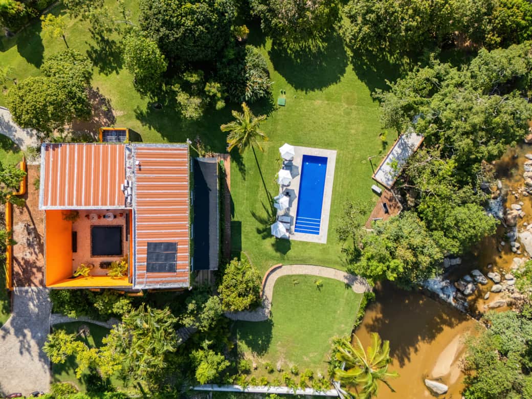 Villa from above