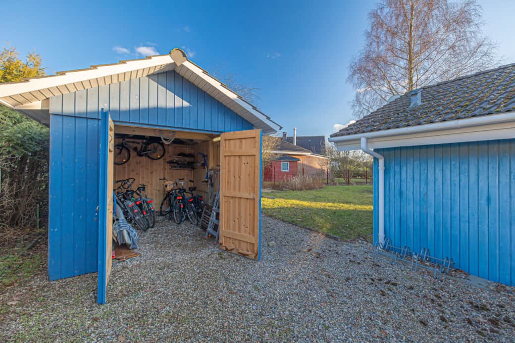Der Fahrradschuppen