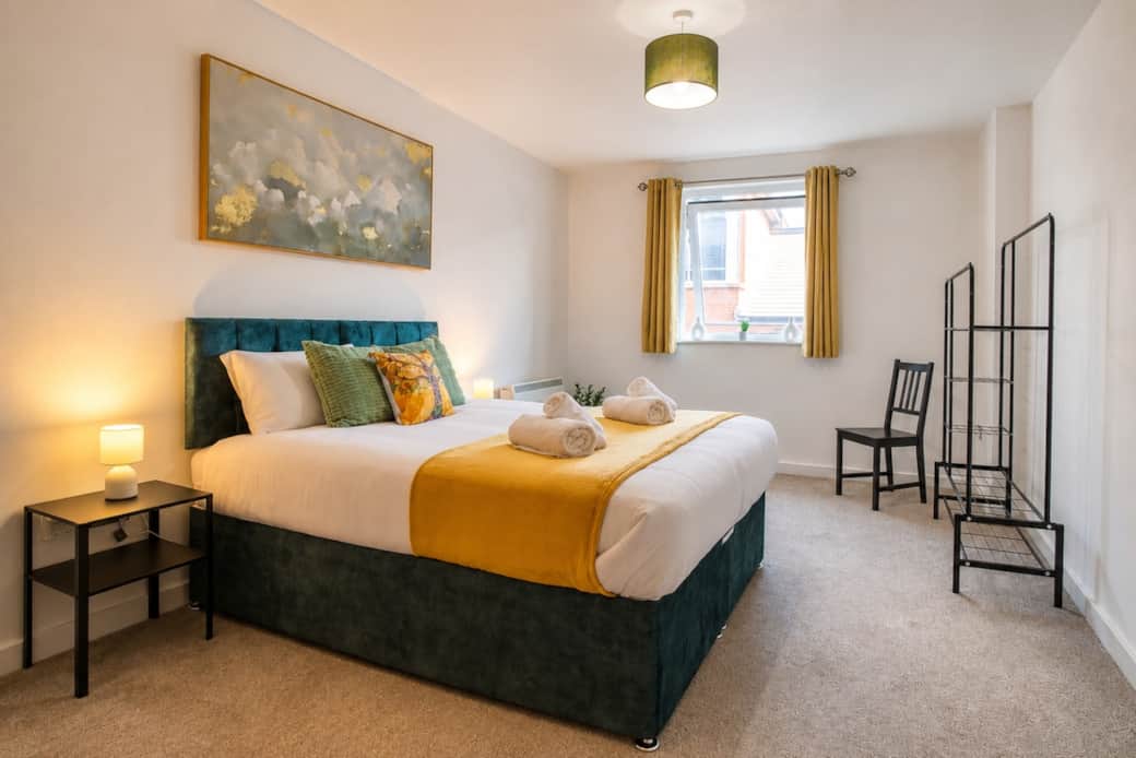 Bedroom one with king size bed Bedroom one with king size bed