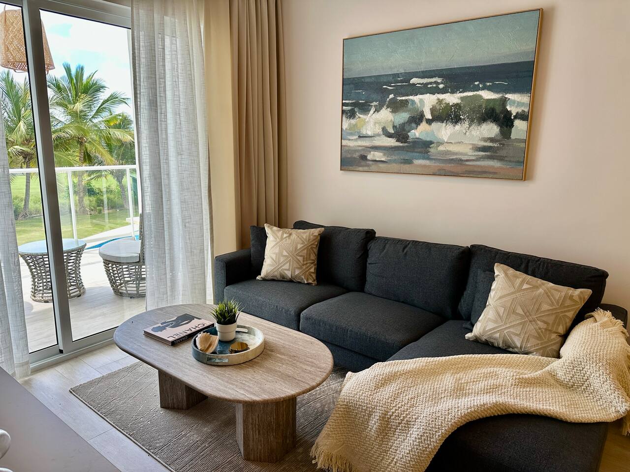 Big 2 BR condo Cana Pearl, Cana Bay - Pool view photo 3