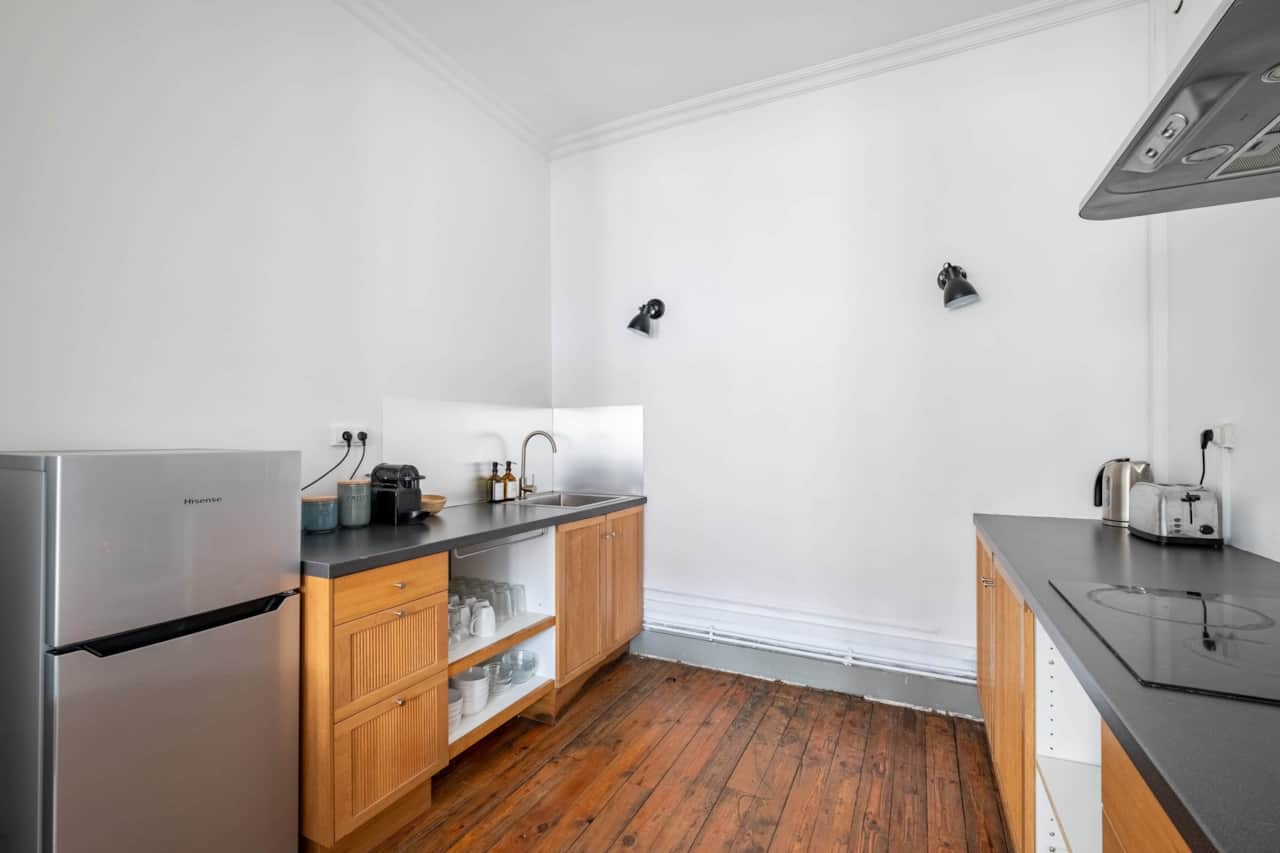 Open-plan kitchen/living room