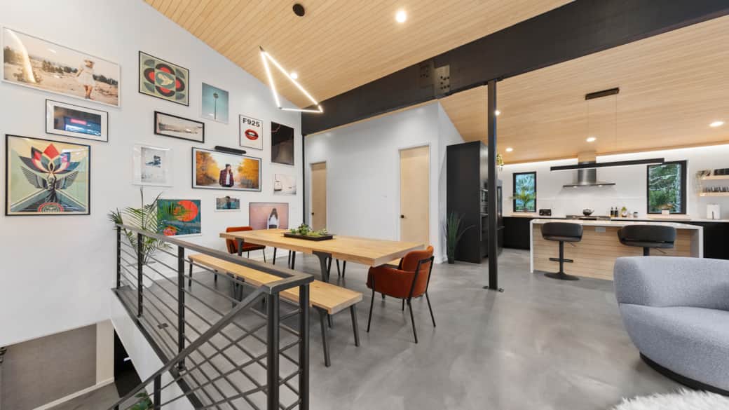 RAVN HAUS - Canopy - Dining Room Art Wall Kitchen NW _ VRBO RAVN HAUS - Canopy - Dining Room Art Wall Kitchen NW _ VRBO