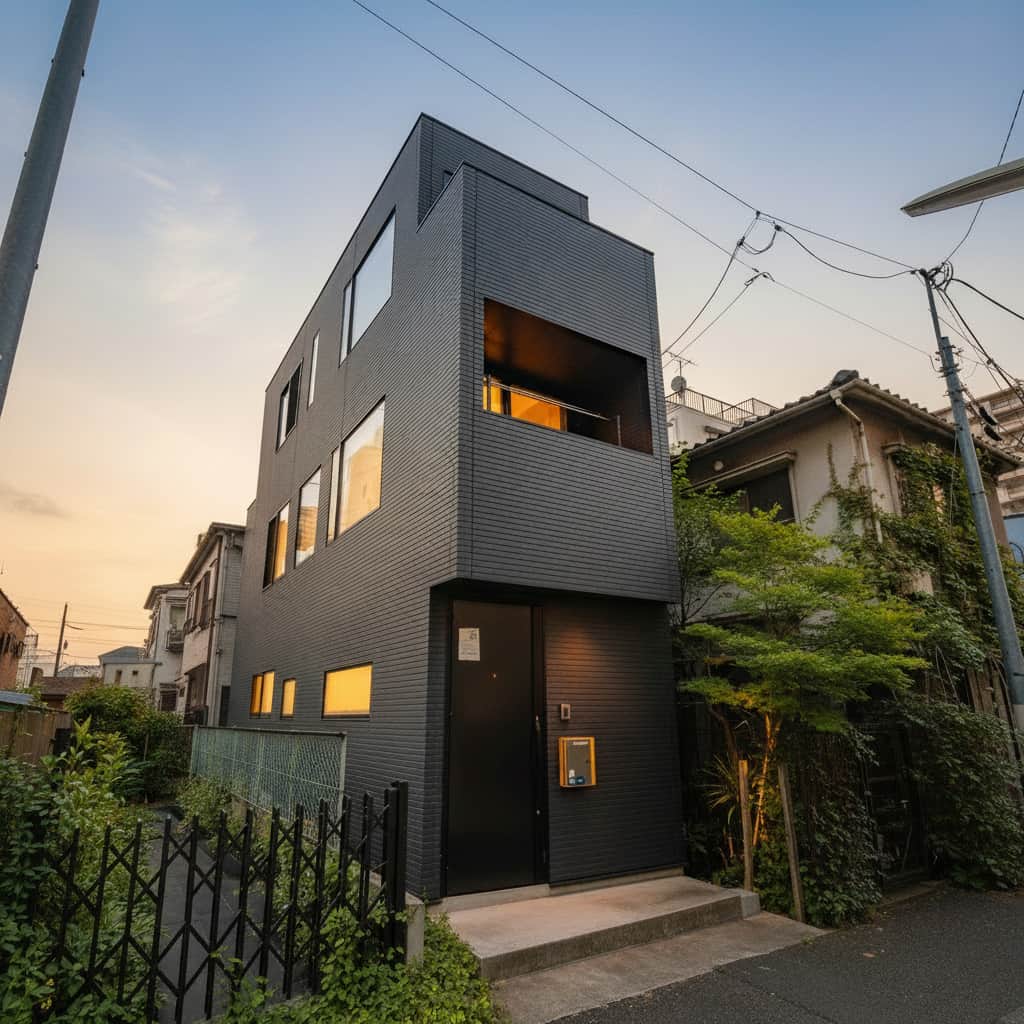 Pencil House Shinjuku Sunset