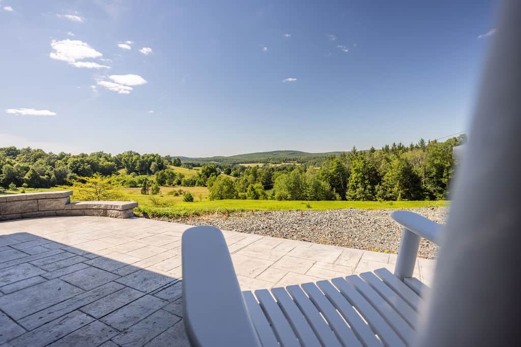 Incredible view and partially covered patio
