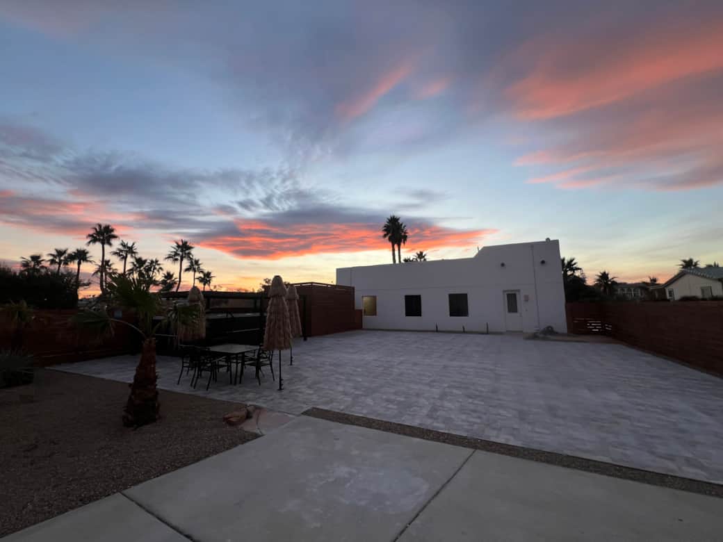 Huge Back Patio