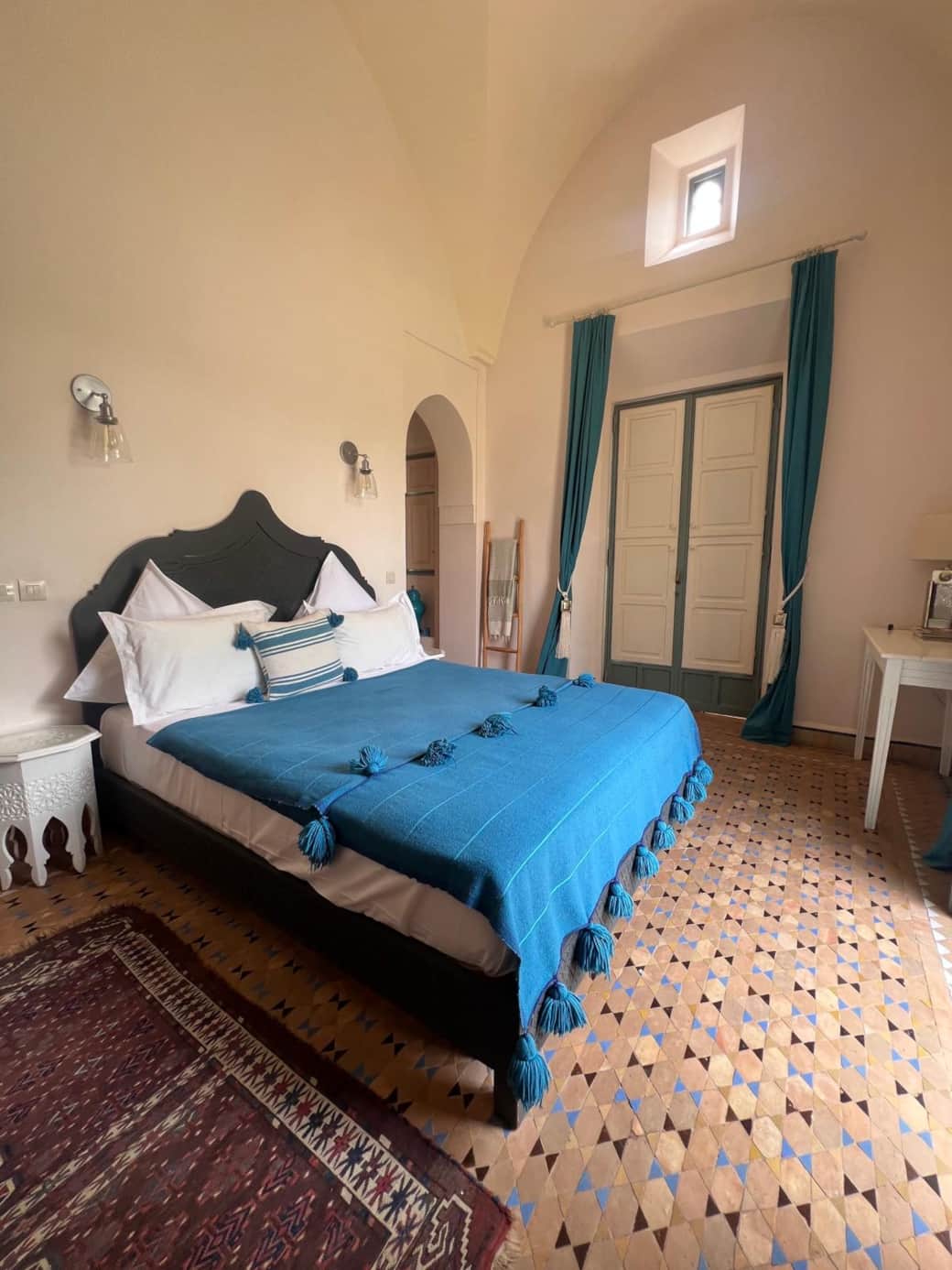 Villa-volubilis-marrakech chambre bleu