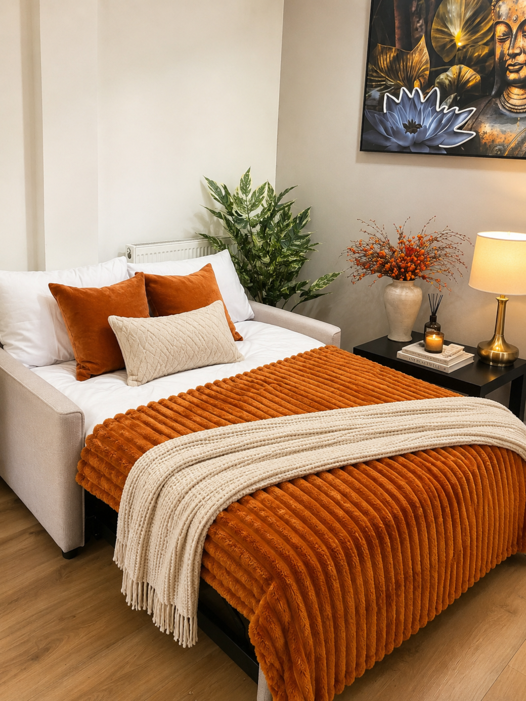 Nice sofa bed open Nice sofa bed open