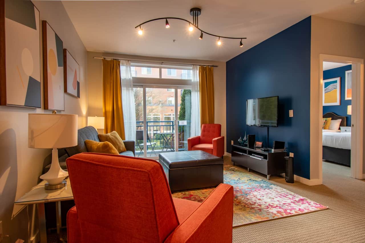 Spacious Living Room with a Premium Sleeper Sofa 
