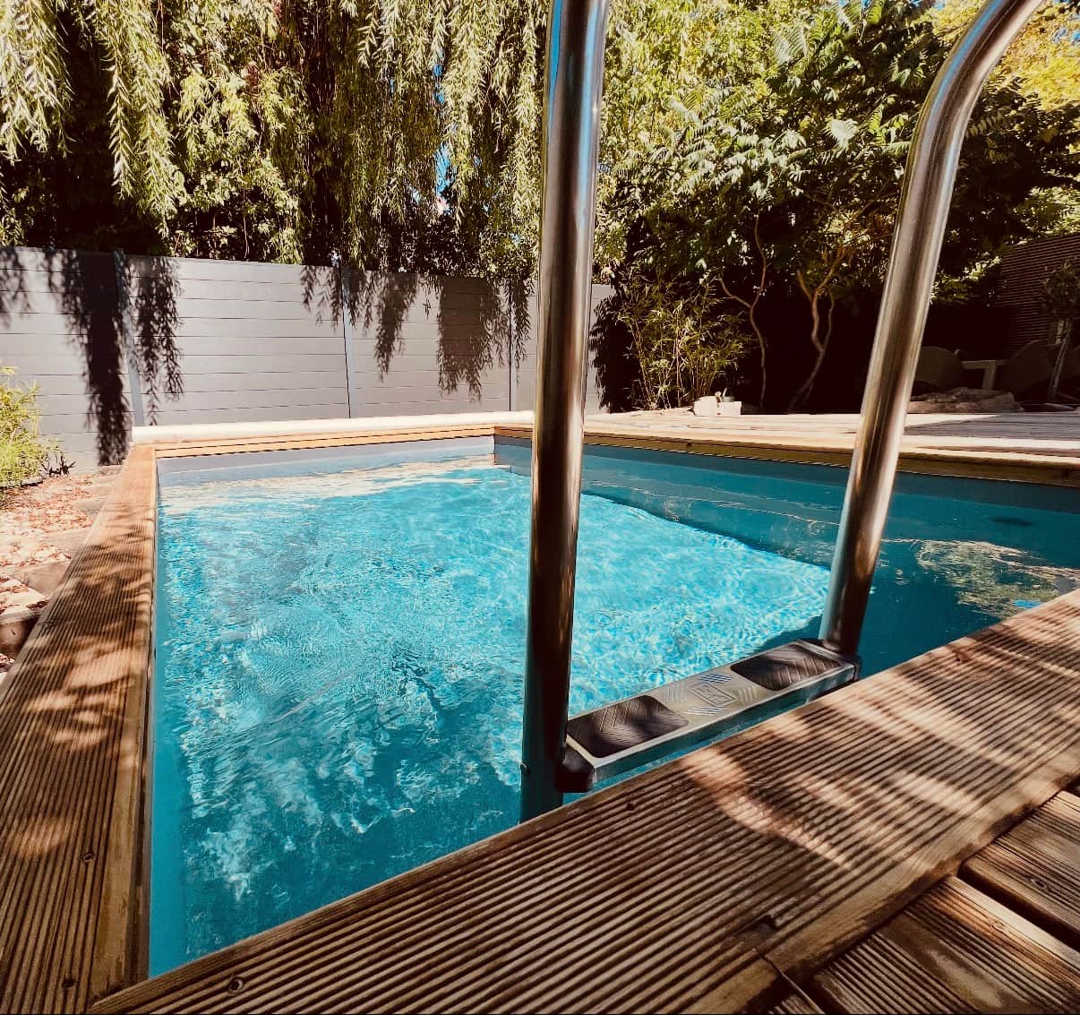 outside pool