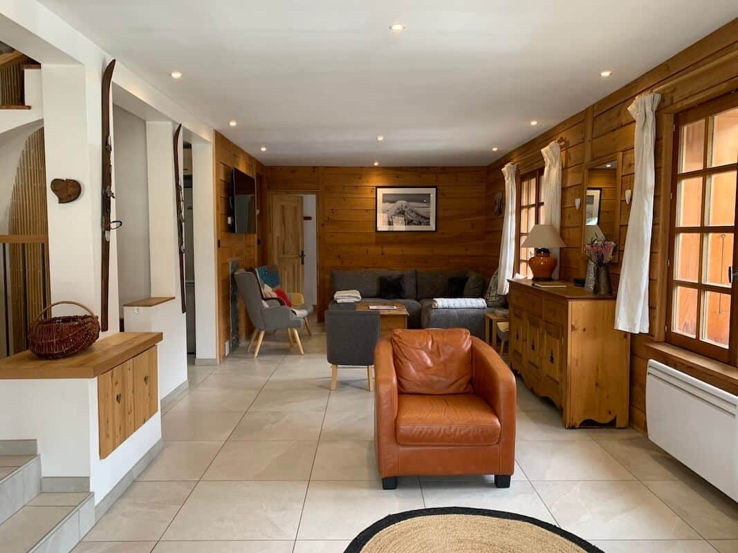 Grand salon chalet familial — Chalet Mont Milo Serre Chevalier Vallée