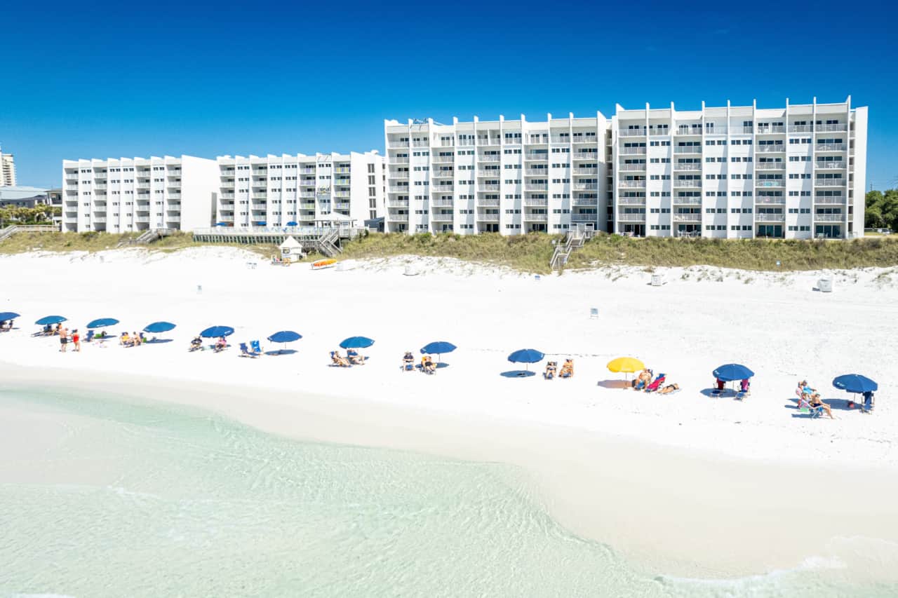 located right on the beach!