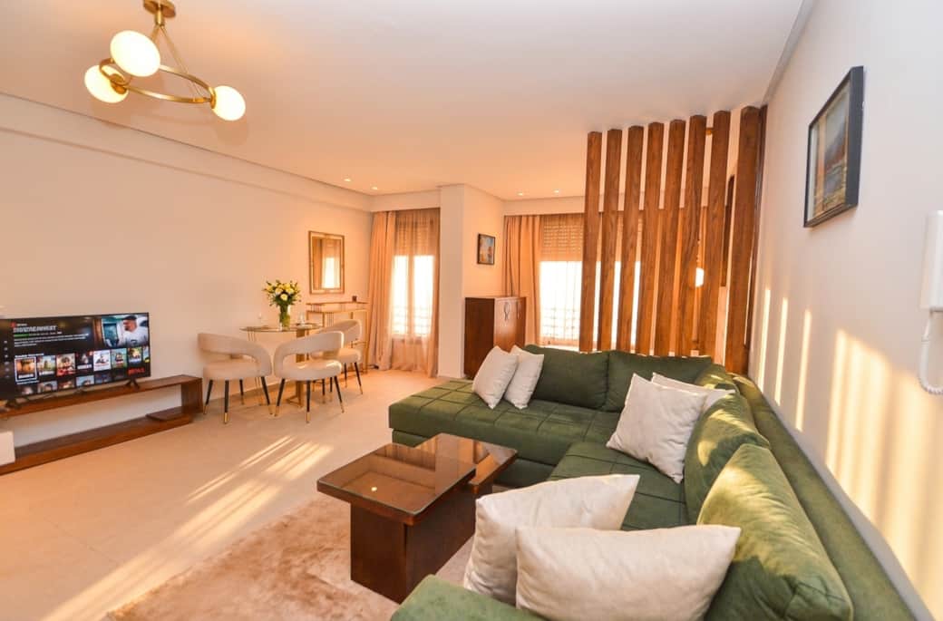 Elegant Living and Dining Area Elegant Living and Dining Area