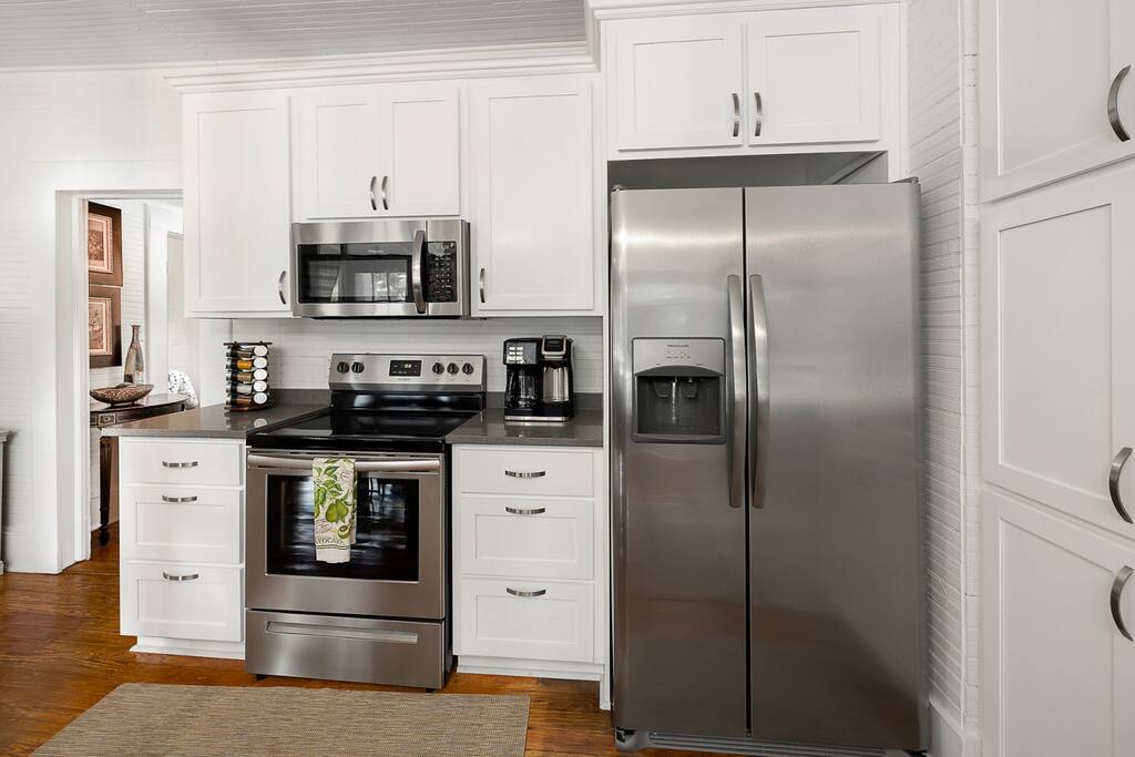 New stainless appliances