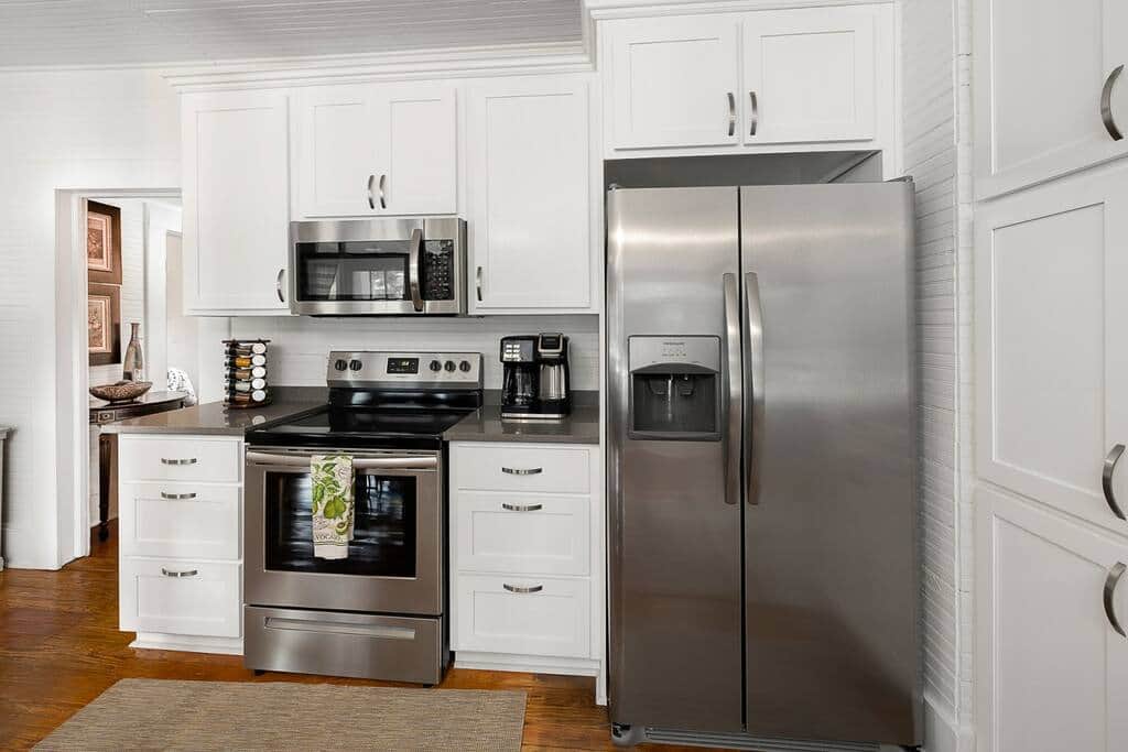 New stainless appliances