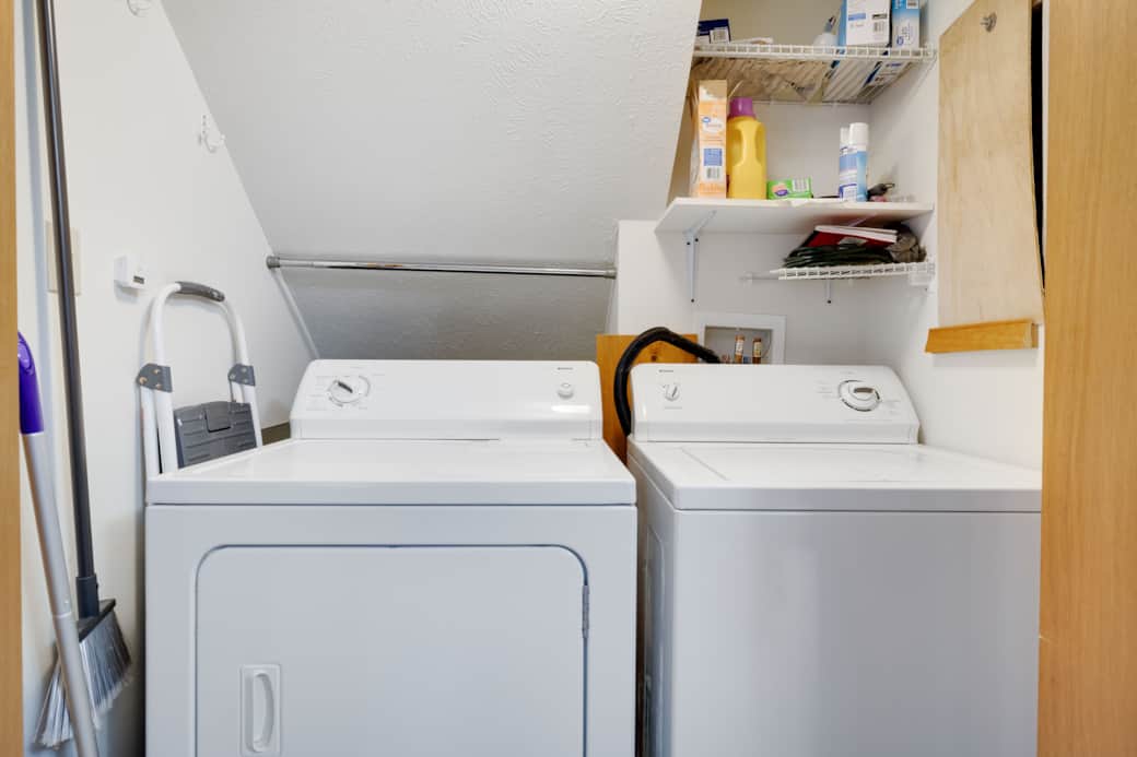 Pack light we have a washer and dryer available
