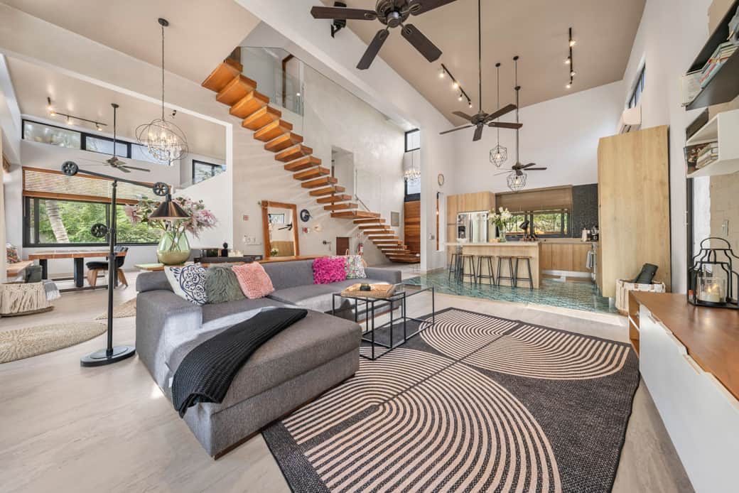 Casa Daliya - Living Area - Stairs - Kitchen - Vacation Rental - Isla Mujeres Casa Daliya - Living Area - Stairs - Kitchen - Vacation Rental - Isla Mujeres