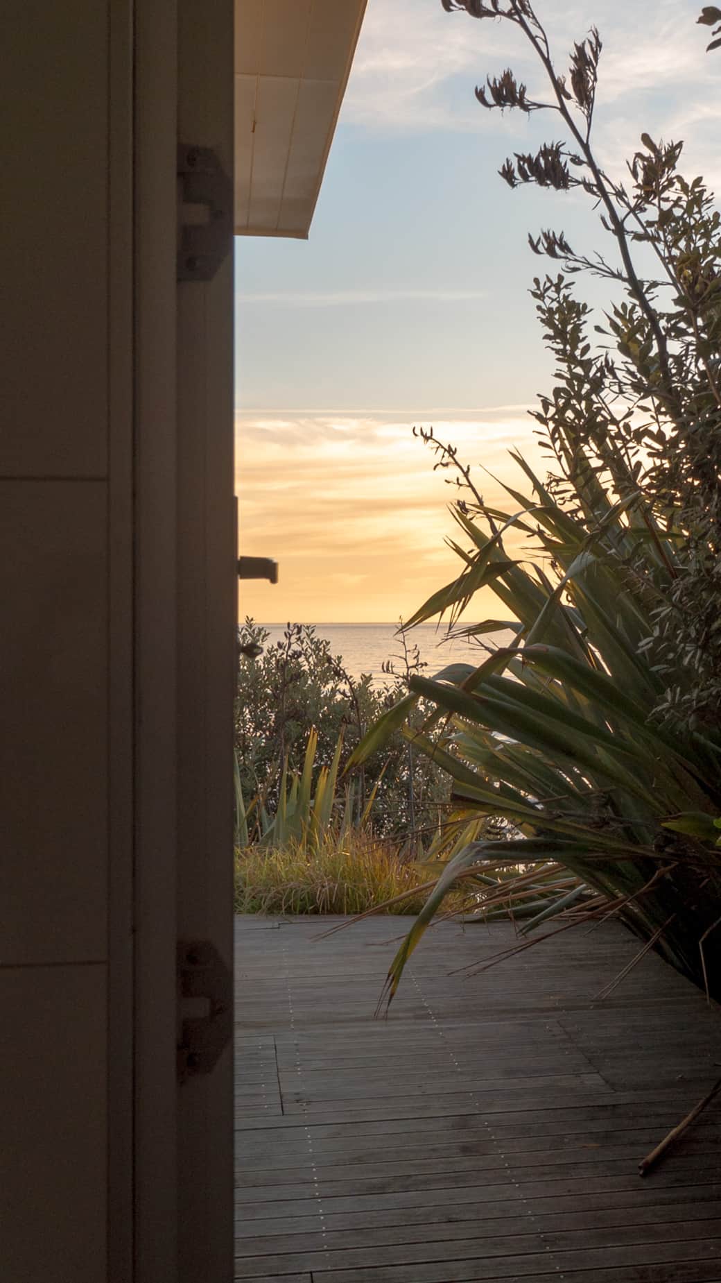 View from the shower
