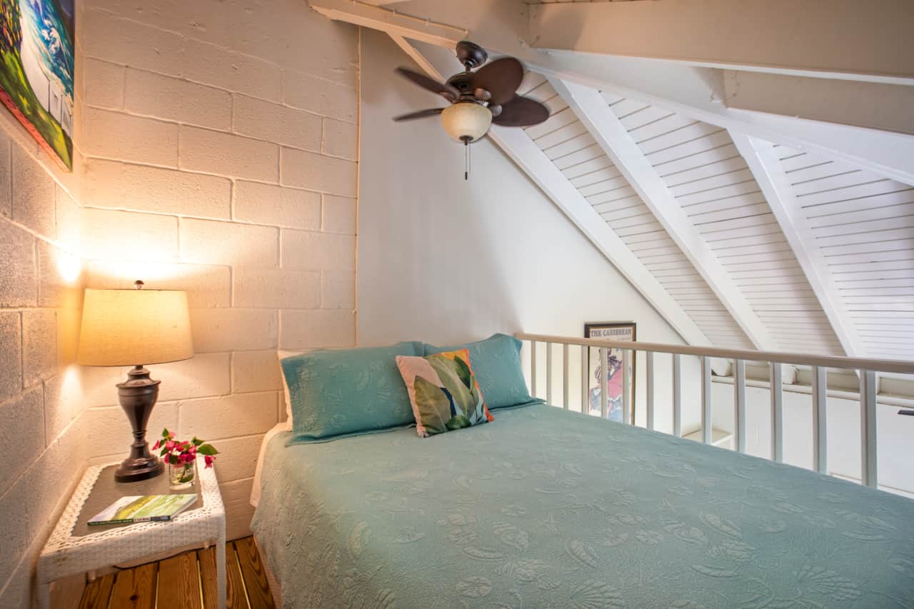 Cozy bed and sleeping area