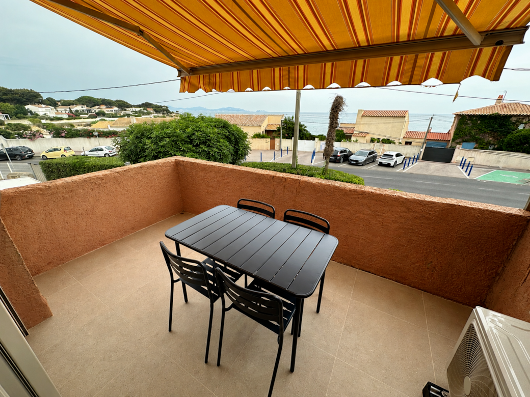 Terrasse avec vue mer 
